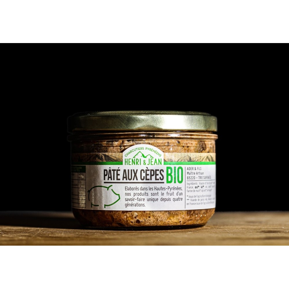 Paté BIO aux cèpes 180g x4